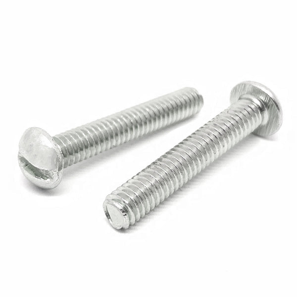 18-8 (304) Stainless Slotted Round Head Machine Screws
