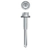 #12 Strong-Point Hex Washer Head w/Washer 12-24 x 1-1/2, 410 Stainless Steel