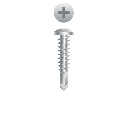 #10 Strong-Point Pan Head 10-16 x 3/4, PH, 410 Stainless Steel