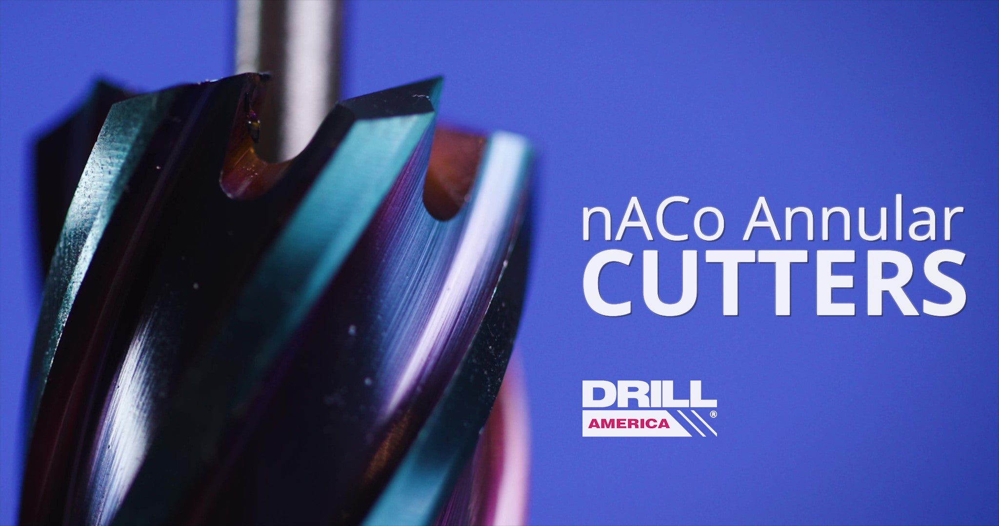 1" X 3" nACo (Nano-Composite) Coated Blue Annular Cutter