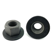 M8-1.25 Hex SEMS Nut, 13mm Wrench, 24mm Washer, Phosphate