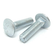 3/8-16x4" A307 Grade A Carriage Bolts Zinc