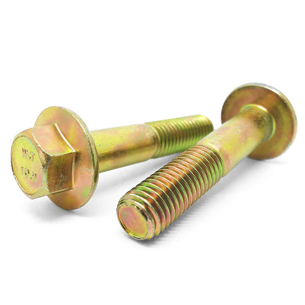M8-1.25x70 Class 10.9 Hex Flange Bolts Zinc Yellow