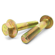 M8-1.25x80 Class 10.9 Hex Flange Bolts Zinc Yellow