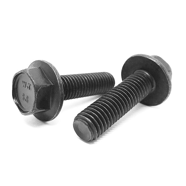 M12-1.75x20 Class 8.8 Hex Flange Bolts Plain & Oil