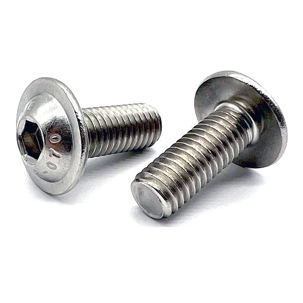 M4-0.7x8 A2-70 Stainless Steel Button Flange Socket Cap Screws