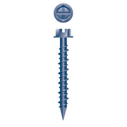 #3/16 Strong-Point Hex Washer Head 3/16 x 3-3/4, Hi-Low, Blue Ceramic Finish
