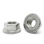 M5-0.8 A4-70 Stainless Steel Serrated Hex Flange Nut