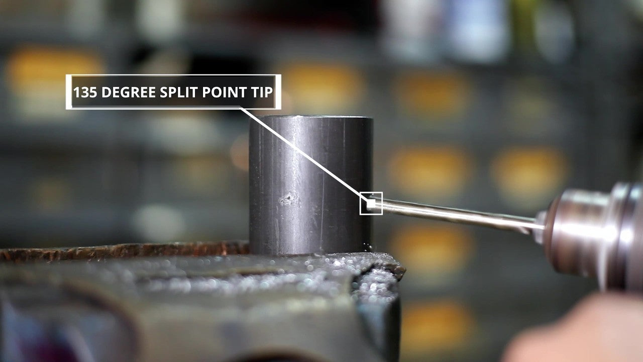 7/32" Cobalt Split Point Stub Drill Bit