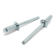 1/8" Dia 5/16"-3/8" (46)  Grip - Dome Head Blind Rivets Alum/Alum Mandrel