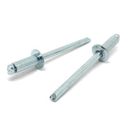 3/16" Dia 1/2"-5/8" (610)   Grip - Dome Head Blind Rivets Steel/Steel Mandrel Zinc