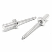 3/16" Dia 3/16" - 1/4" (64) Grip - Closed End Dome Head Blind Rivets Stainless/Stainless Steel Mandrel