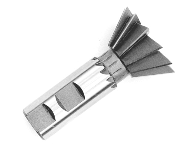1-3/8" 45 Degree HSS Weldon Shank Dovetail Cutter