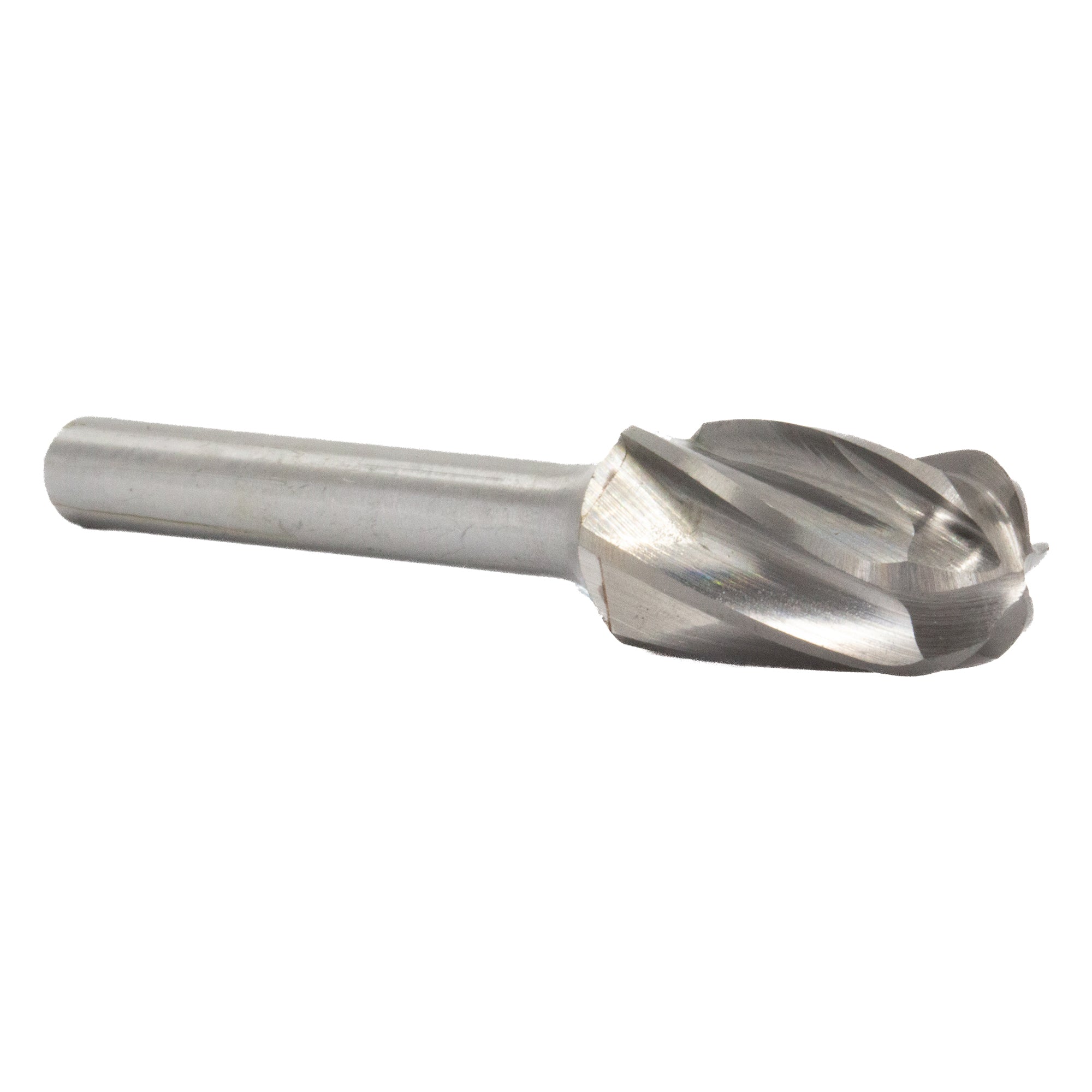 SC-7NF 3/4" X 1" Cylindrical Radius End Carbide Bur 1/4" Shank for Aluminum