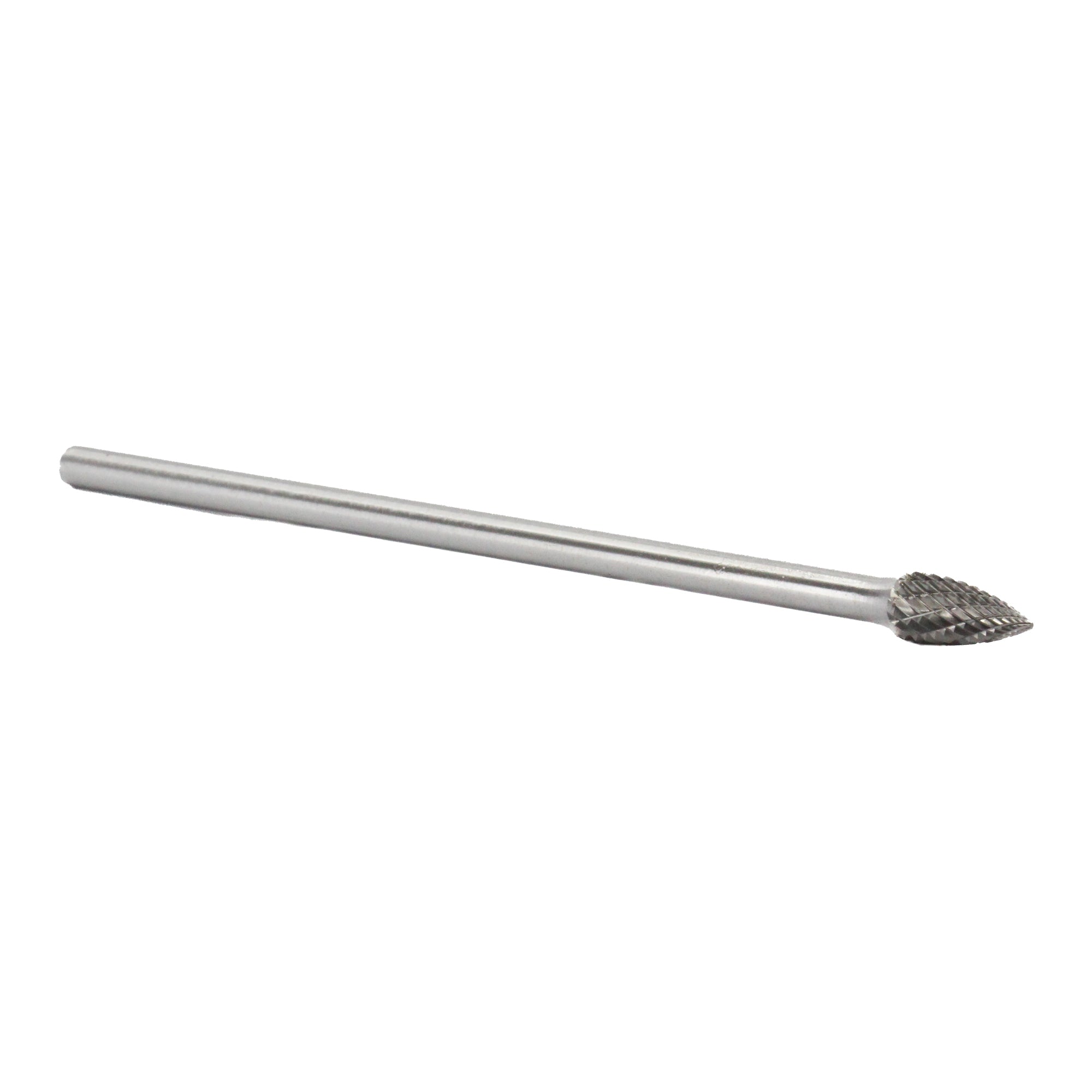 SG-3 3/8" X 3/4" 6" Long Shank Tree Pointed End Carbide Bur 1/4" Shank