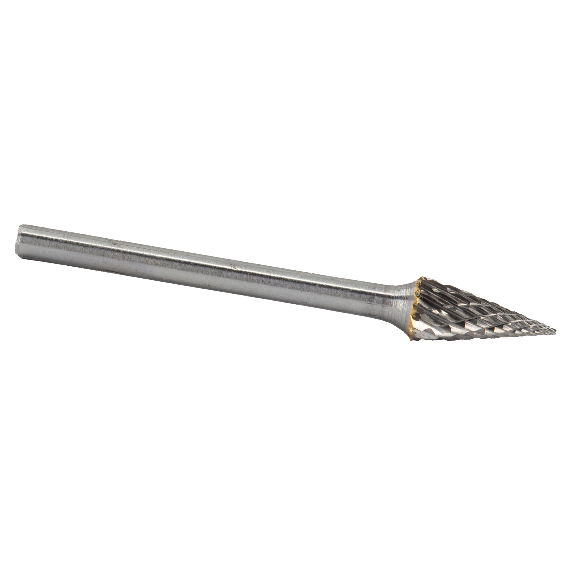 SM-43 1/8" X 5/8" Cone Pointed End Carbide Bur 1/8" Shank