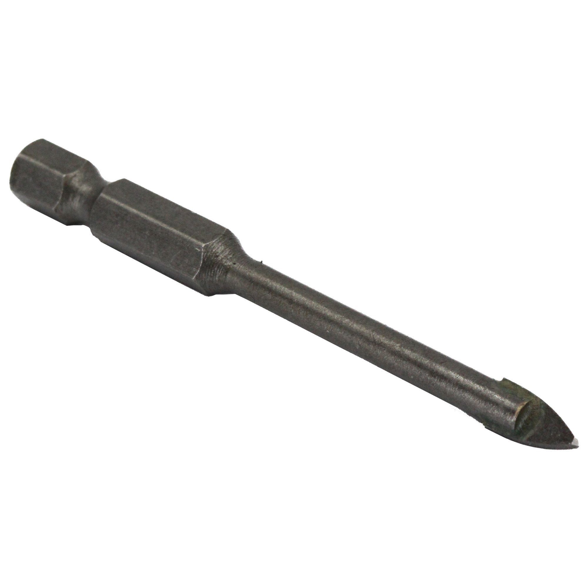 1/4" Carbide Tipped Glass & Tile Drill Bit with Hex Shank