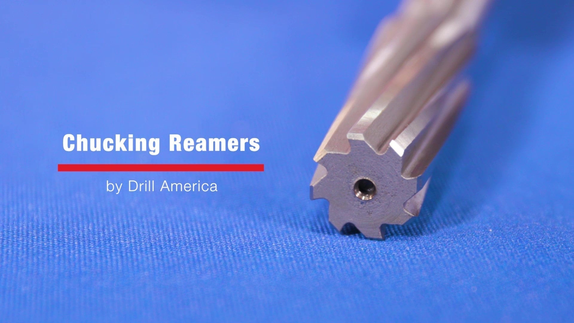 49/64" HSS Straight Shank Straight Flute Chucking Reamer