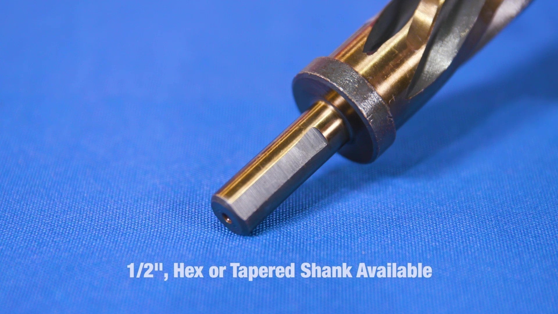 7/16" HSS 1/2" Straight Shank Bridge Reamer