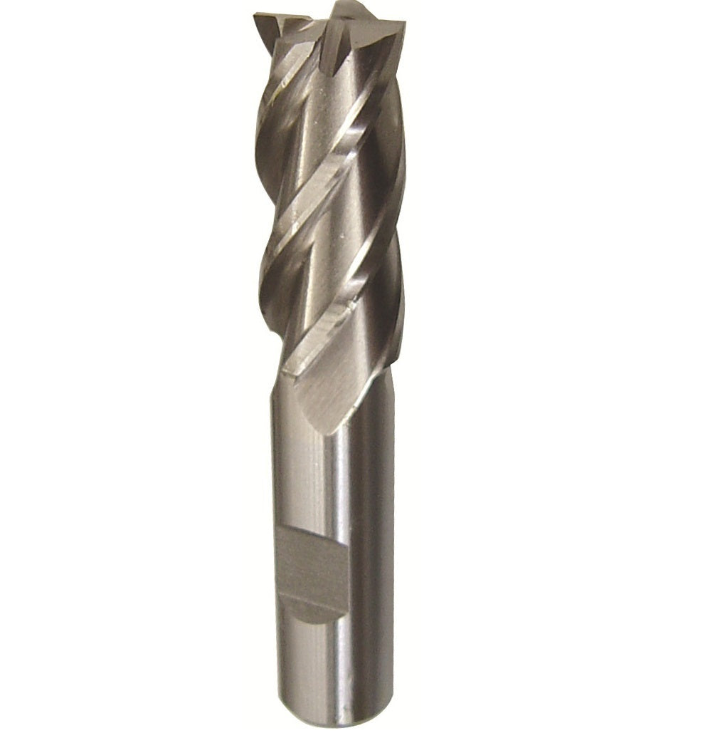 1-1/2" X 1" HSS 4 Flute Single End Long End Mill