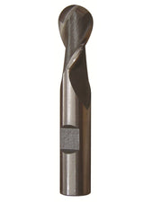 3/8" X 3/8" HSS 2 Flute Single End Ball End Mill