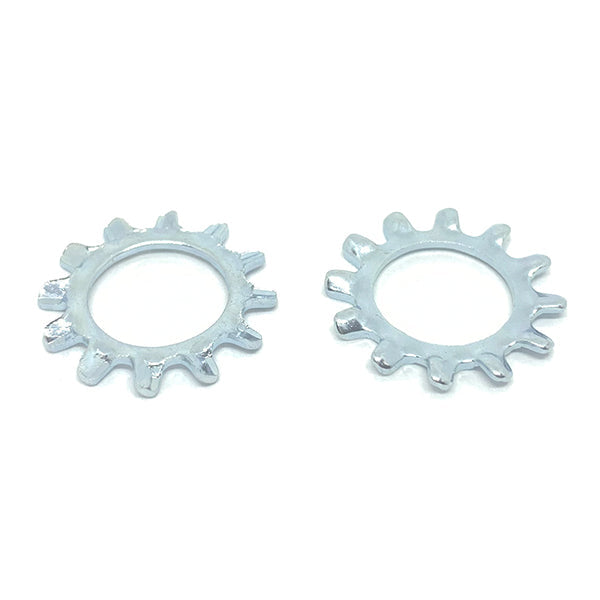 7/16" Steel External Tooth Lock Washer Zinc