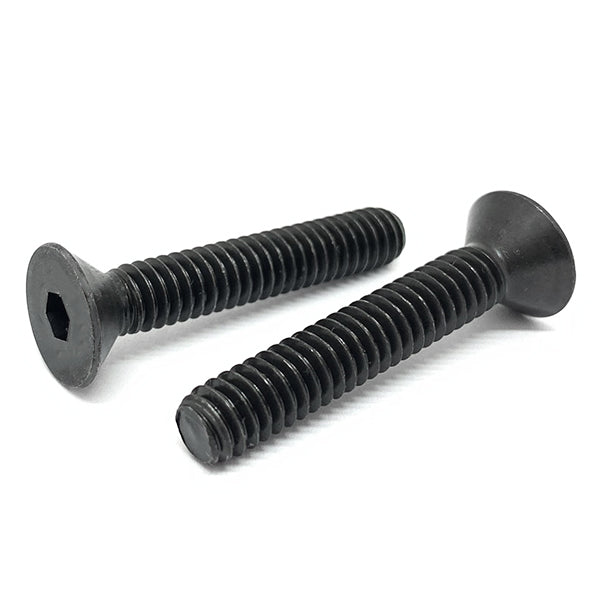 M5-0.8x16 Class 12.9 Alloy Flat Socket Head Cap Screws Black Oxide
