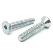 M12-1.75x30 Class 12.9 Alloy Flat Socket Head Cap Screws Zinc