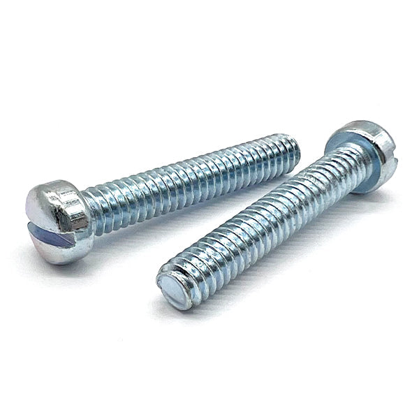 #8-32x5/8" Slotted Fillister Head Machine Screws Zinc Clear
