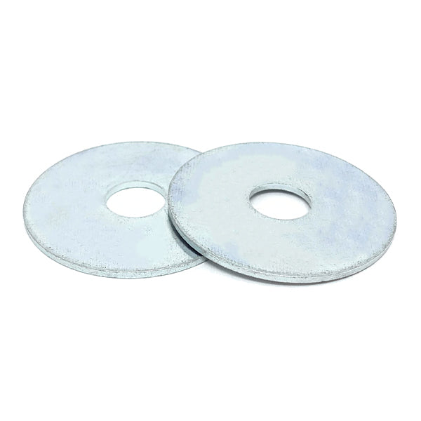 1/4"x1-1/2 Steel 1/16" Thick Fender Washers Zinc