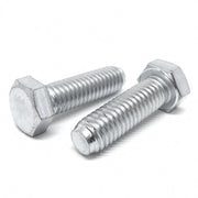 M8-1.25x16 Class 10.9 Hex Cap Screws Zinc Clear