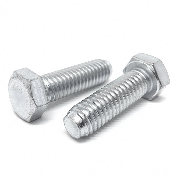 M12-1.50x35 Class 10.9 Fine Thread Hex Cap Screws Zinc Clear