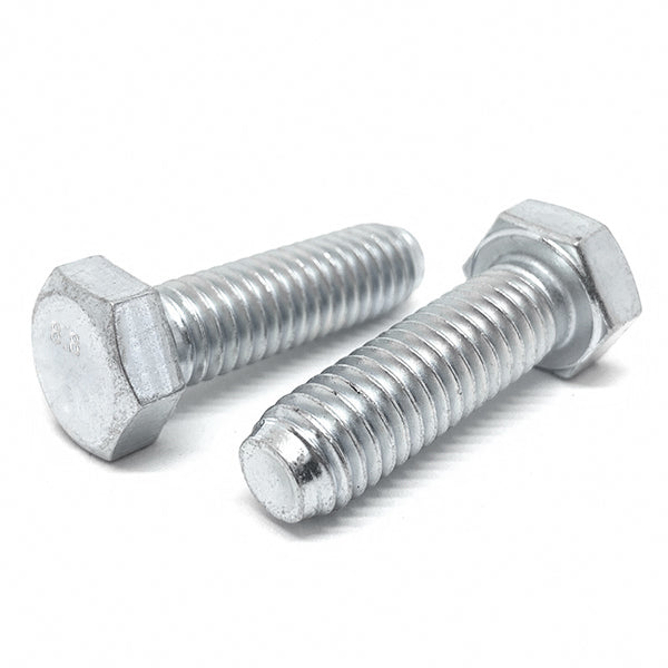 M5-0.80x8 Class 8.8 Hex Cap Screws Zinc Clear