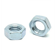 1/4"-28 Grade A Hex Jam Nuts Zinc