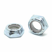 9/16"-12 Grade A Nylon Insert Hex Jam Nuts Zinc