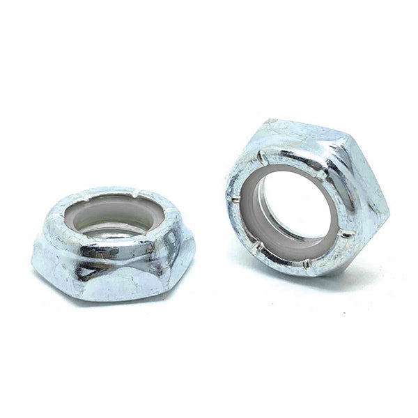 3/4"-16 Grade A Nylon Insert Hex Jam Nuts Zinc
