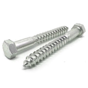 1/4-10x3-1/2" Hex Lag Screws A307 Grade A Zinc
