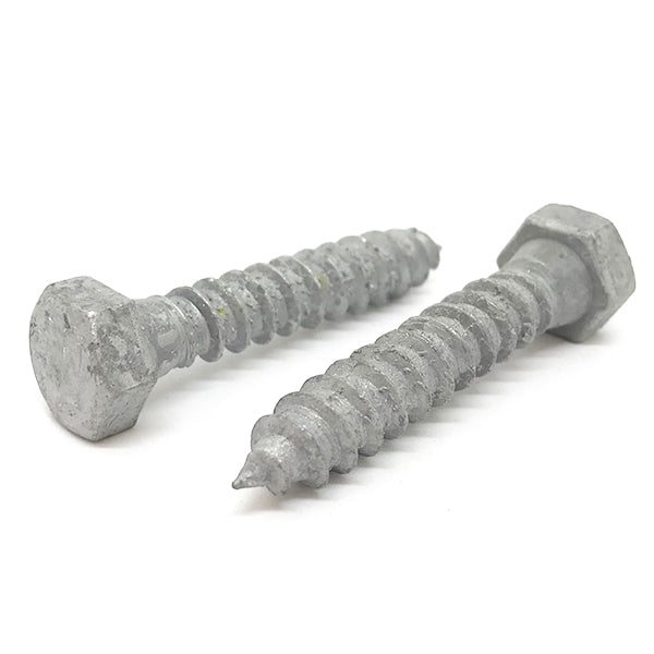 5/16-9x1-1/4" Hex Lag Screws A307 Grade A Galvanized