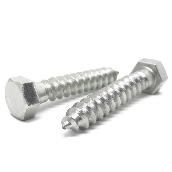 5/16-9x1-1/2" 18-8 Stainless Steel Hex Lag Screws