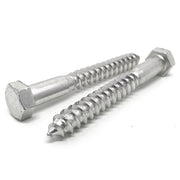 3/8-7x5-1/2" 18-8 Stainless Steel Hex Lag Screws