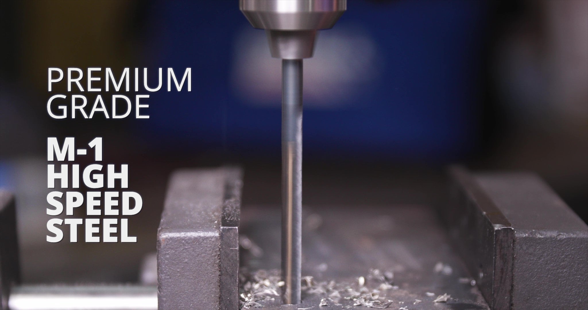 31/64" HSS Black & Gold Split Point Drill Bit with 3-Flat Shank, Contractor Series