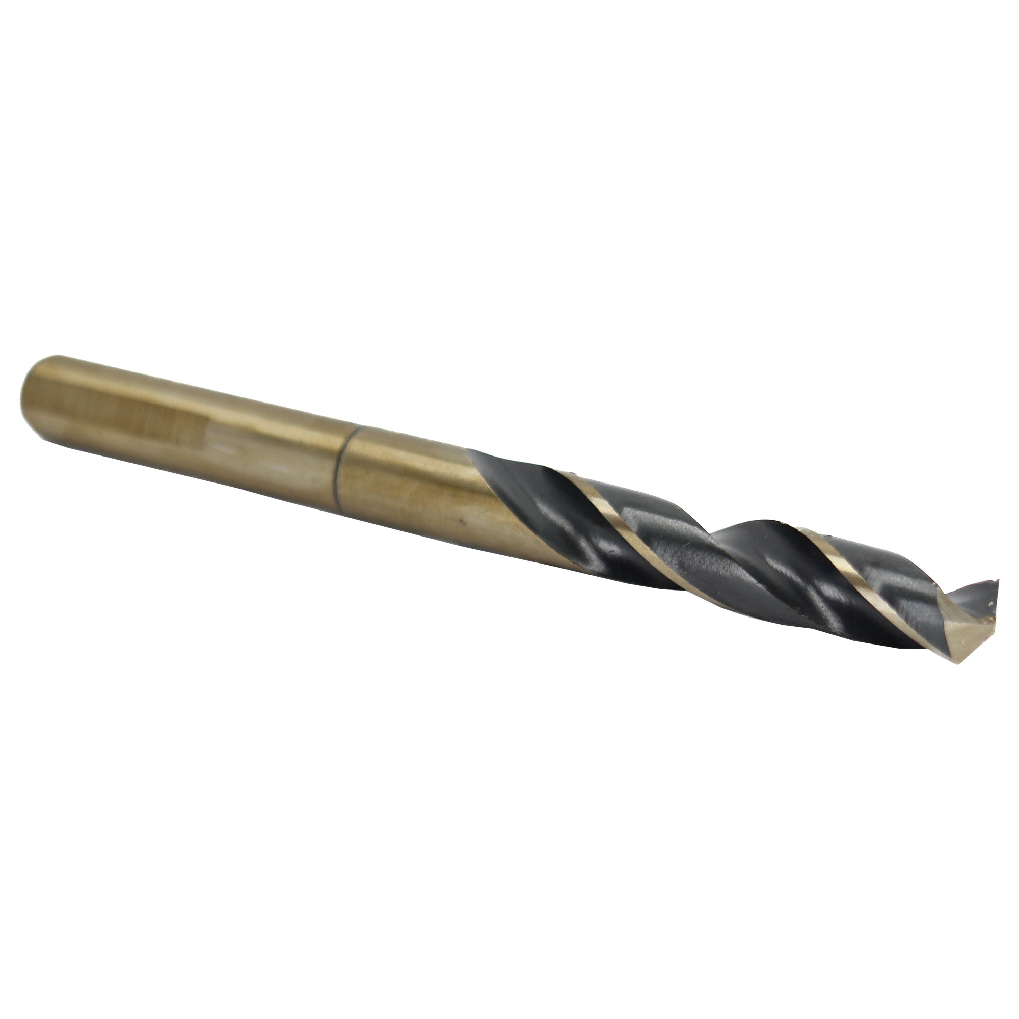 9/16" HSS Black & Gold Drill Bit with Reduced 1/2" 3-Flat Shank, Contractor Series
