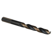 15/64" HSS Black & Gold KFD Split Point Mechanics Length Drill Bit with 3-Flat Shank