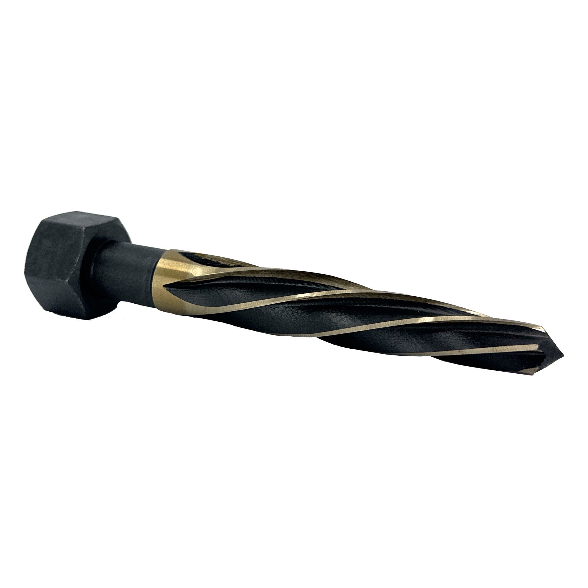11/16" HSS Black & Gold Hex Shank Long Bridge Reamer