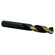 25/64" HSS Black & Gold Split Point Stub Drill Bit, Contractor Series