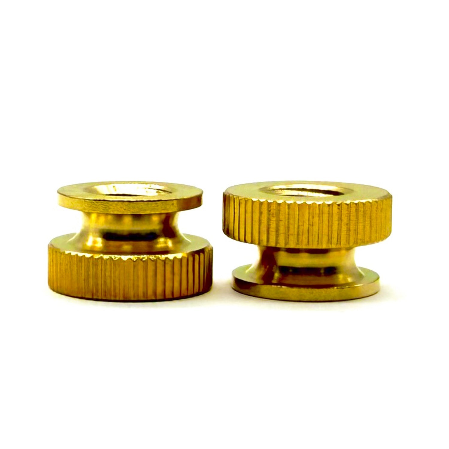 3/8"-16 Brass Knurled Thumb Nut