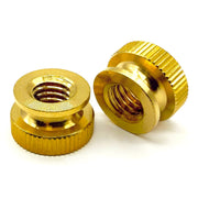 #4-40 Brass Knurled Thumb Nut