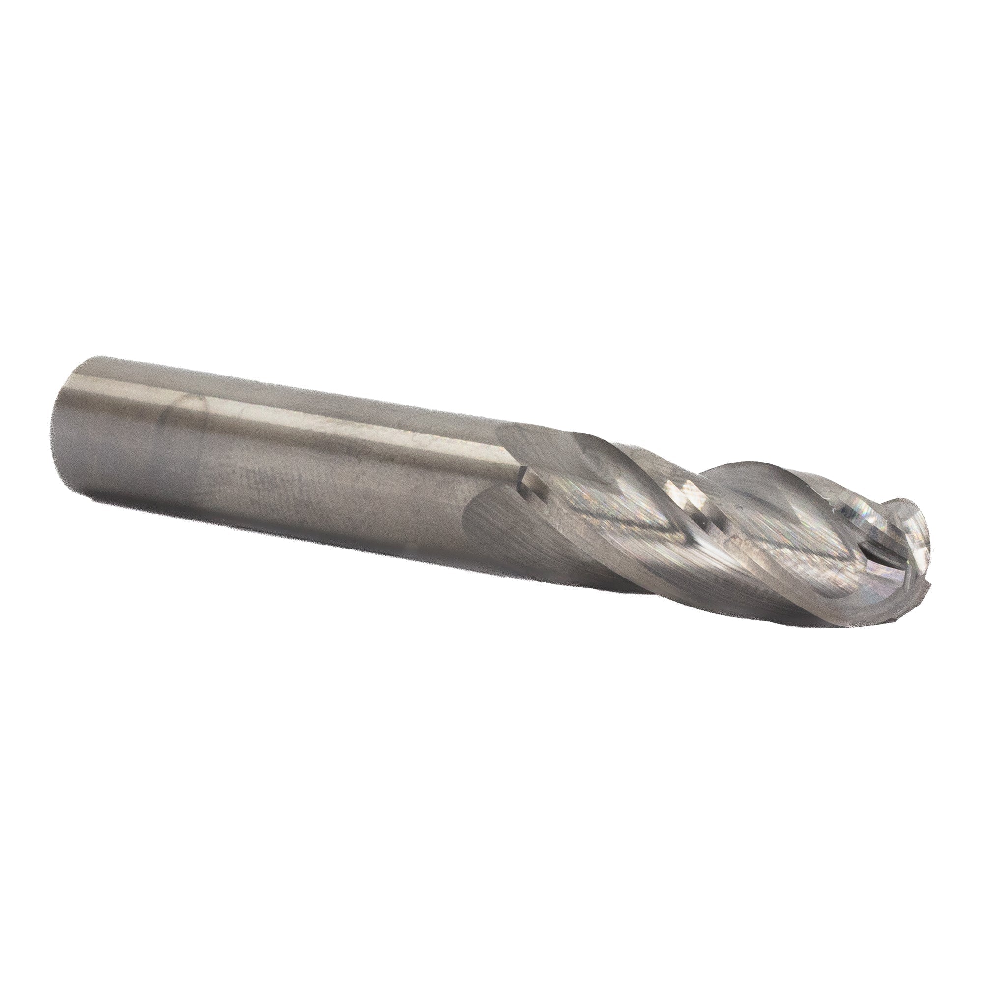 3/16" Carbide 4 Flute Single End Ball End Mill