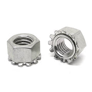 #8-32 Stainless Steel K Lock Keps Nuts