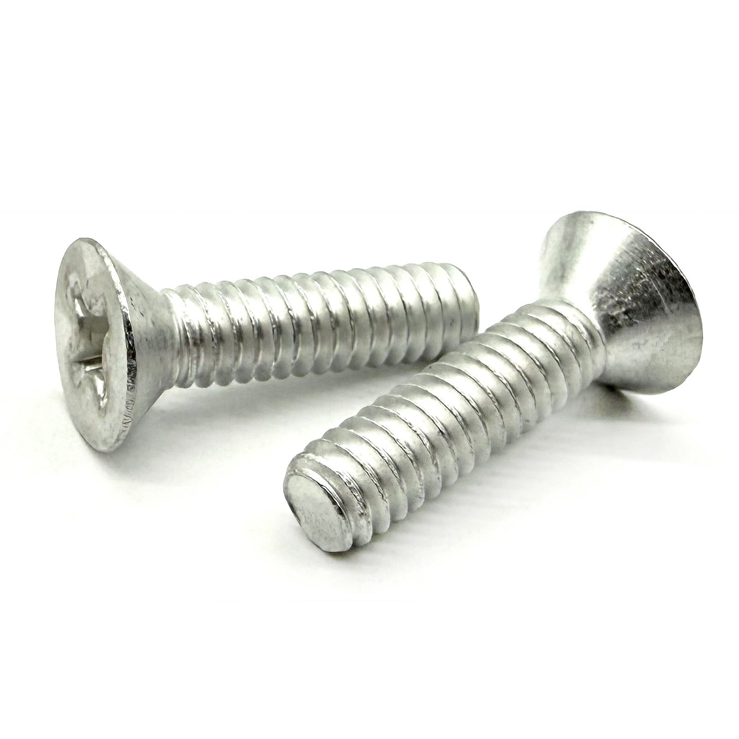 5/16"-18x1" Aluminum Phillips Flat Head Machine Screw